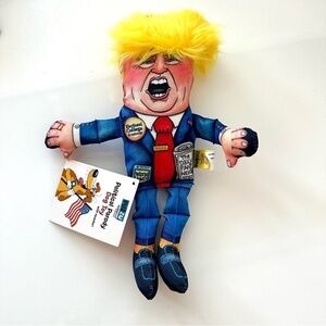Donald Trump Dog Toy - Fuzzu Political Parody Dog Toy